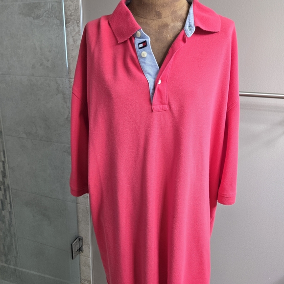 Tommy Hilfiger Pink Polo Shirt - Picture 1 of 6